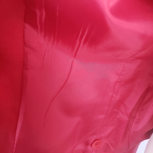 Talbots Womans Irish Linen Jacket  Pink Size 8 - Picture 6 of 10